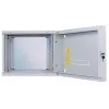 Intellinet 19-calowa Szafa Sieciowa - Do Montażu Na Ścianie (Dwusekcyjna Odchylana), 12U, Głębokość 450 mm, Szara, Płaski Karton, Maks. 30 kg, Odchylana dla dostępu do tyłu szafy po zamontowaniu na ścianie, Głębokość użytkowa 235 mm, Stelaż, Części do montażu na ścianie nie są dołączone