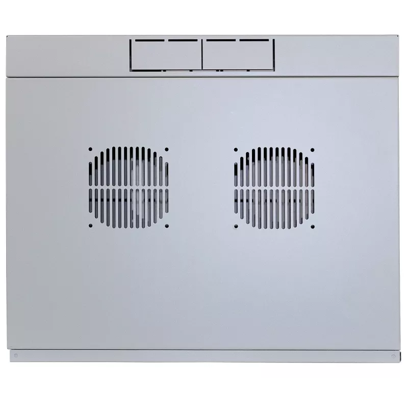 Intellinet 19-calowa Szafa Sieciowa - Do Montażu Na Ścianie (Dwusekcyjna Odchylana), 12U, Głębokość 450 mm, Szara, Płaski Karton, Maks. 30 kg, Odchylana dla dostępu do tyłu szafy po zamontowaniu na ścianie, Głębokość użytkowa 235 mm, Stelaż, Części do montażu na ścianie nie są dołączone