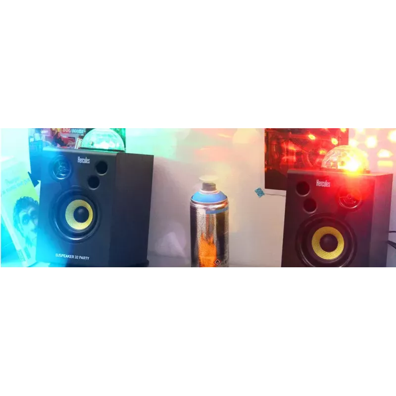 Hercules DJ Speaker 32 Party Czarny Przewodowy 30 W