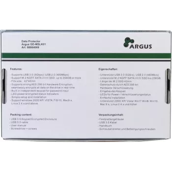 Obudowa SSD Inter-Tech GD-MSLK01