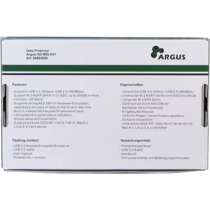 Obudowa SSD Inter-Tech GD-MSLK01