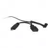 Wentylator Inter-Tech RS-041 RGB 12 cm Czarny
