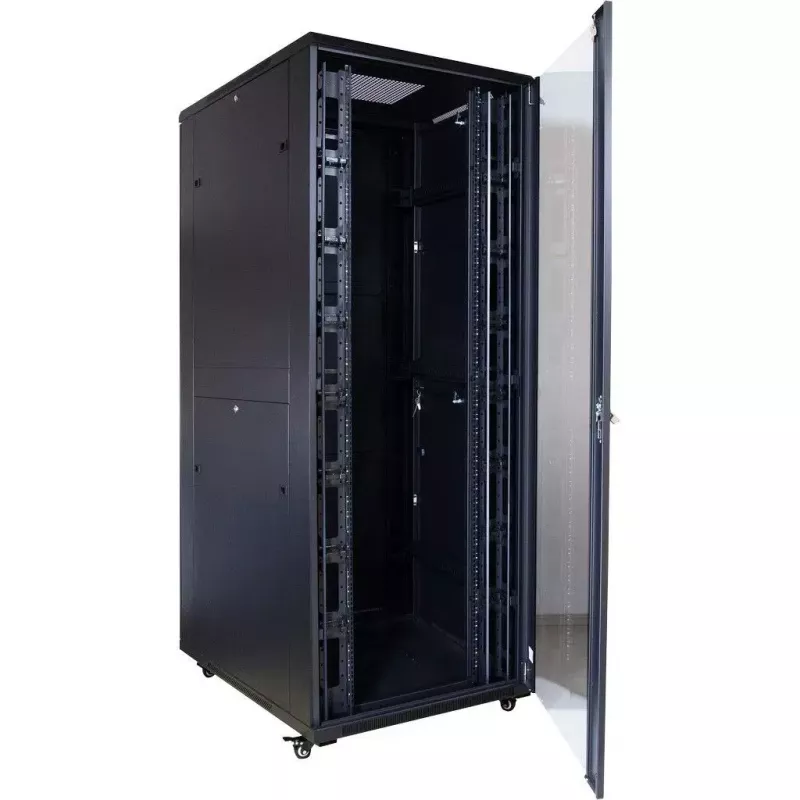 Stojąca szafa rack Inter-Tech 88887257 42U czarna