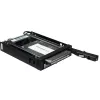 Inter-Tech ST-2523 Czarna obudowa na dyski Metal Plastik 9,7 mm