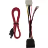 Inter-Tech ST-2523 Czarna obudowa na dyski Metal Plastik 9,7 mm