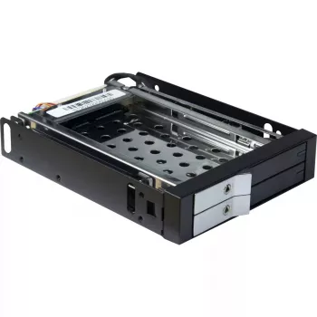 Inter-Tech ST-2523 Czarna obudowa na dyski Metal Plastik 9,7 mm