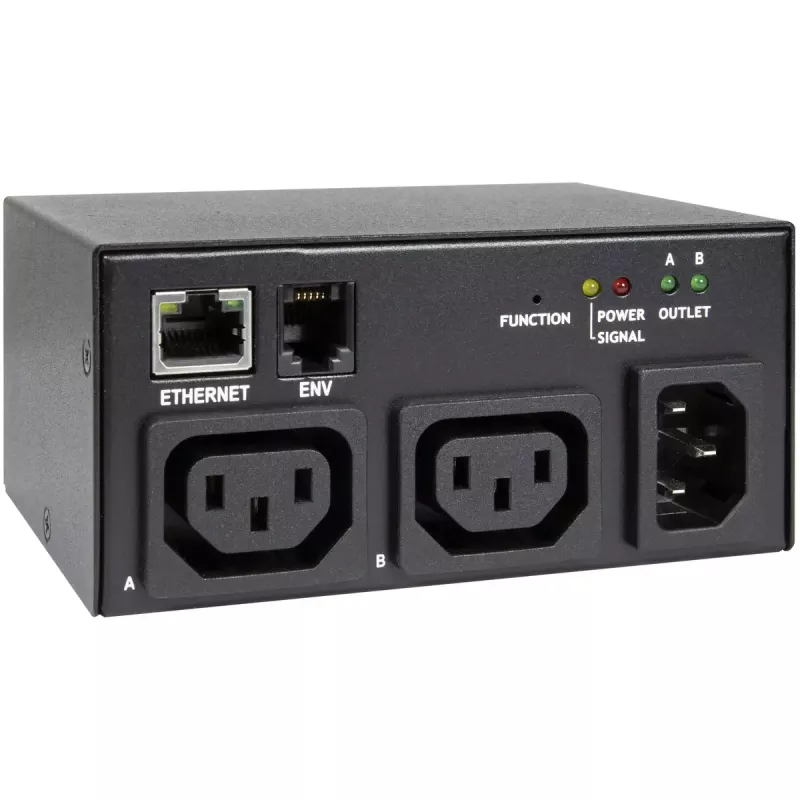 Inter-Tech SD-1021 PDU 2 gniazda AC Czarny Przełączana