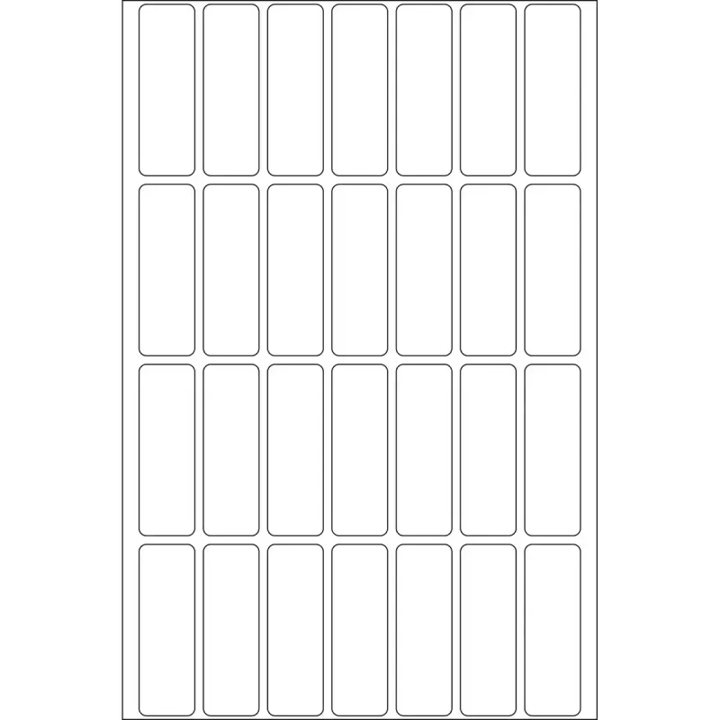 Etykiety uniwersalne HERMA 13x40 mm białe Movables/zdejmowalne papier mat 896 szt.