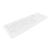 Contour Design Active Key Contour ClassicClean Klawiatura Medyczna Zdejmowana Osłona Pełnowymiarowa Bezprzewodowa Biała PN C8100