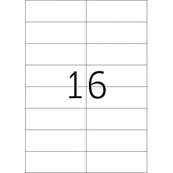 Samoprzylepna etykieta do drukarek HERMA Labels Premium A4 105x37 mm