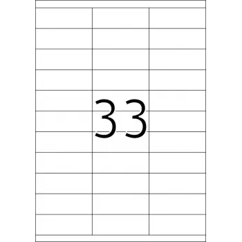 Samoprzylepne etykiety do drukarek HERMA Labels Premium A4 70x25,4 mm