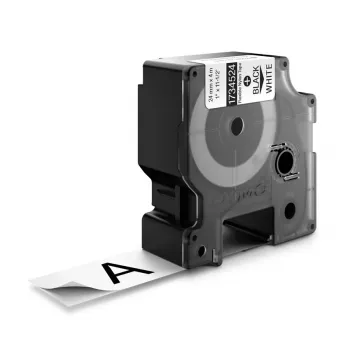 DYMO IND Flexible Nylon, czarny na białym, wielokolorowy, nylon, -10 - 80 °C, UL 969, DYMO