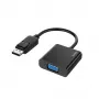 Hama 00200337 adapter kabla wideo DisplayPort VGA (D-Sub) Czarny