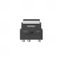 Adapter kabla wideo Hama 00205268 S-VHS 3 x RCA + SCART (21-pin) czarny