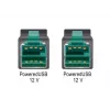 Kabel zasilający DeLOCK 85495 Czarny 4 m PoweredUSB