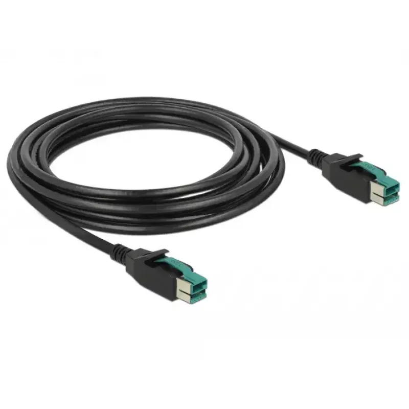 Kabel zasilający DeLOCK 85495 Czarny 4 m PoweredUSB