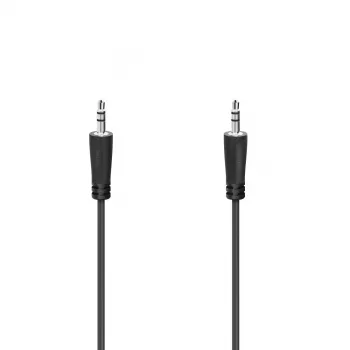 Kabel audio Hama 00205115 3m 3.5mm męski do męski czarny