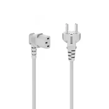 Hama 00223292 kabel zasilający Biały 5 m 3-stykowy