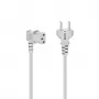 Hama 00223292 kabel zasilający Biały 5 m 3-stykowy