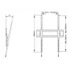 Uchwyt ścienny Multibrackets M Universal Tilt SD MAX do ekranów 63–110 cali, VESA 200x300–1200x900, maks. obciążenie 125 kg