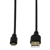 Hama 0.75 m, kabel USB 2.0-A / USB 2.0 Micro-B, kabel USB A Micro-USB B, czarny