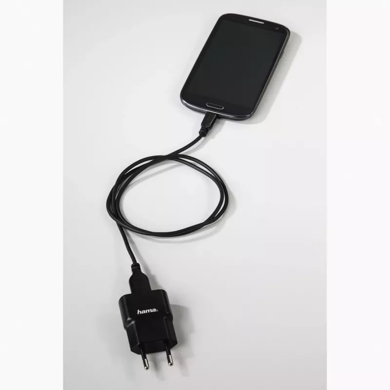 Hama 0.75 m, kabel USB 2.0-A / USB 2.0 Micro-B, kabel USB A Micro-USB B, czarny