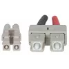 Intellinet światłowodowy kabel krosowy, OM3, LC/SC, 3m, Aqua, Duplex, Wielomodowy, 50/125 µm, LSZH, Włókno, Dożywotnia gwarancja