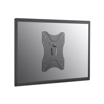 Equip 23-42 cali cienki Uchwyt do montażu ściennego TV, 106,7 cm (42 cale), 75 x 75 mm, 200 x 200 mm, -12 - 3°, Stal, Czarny