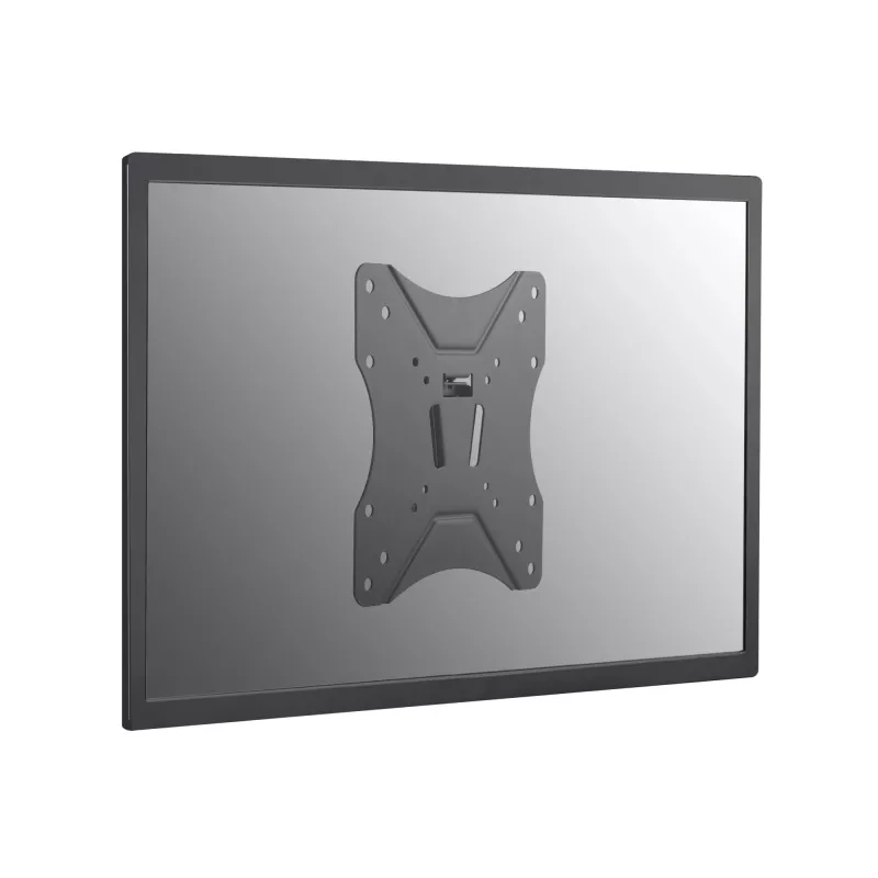 Equip 23-42 cali cienki Uchwyt do montażu ściennego TV, 106,7 cm (42 cale), 75 x 75 mm, 200 x 200 mm, -12 - 3°, Stal, Czarny