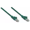 Kabel krosowy sieciowy Intellinet, kat. 6, 1,5 m, zielony, miedź, S/FTP, LSOH / LSZH, PVC, RJ45, pozłacane styki, bezzaczepowy, osłona, dożywotnia gwarancja