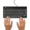 Klawiatura ergonomiczna R-Go Tools R-Go Compact Break, klawiatura kompaktowa z oprogramowaniem do przerw, QWERTY (NORDIC), przewodowa, czarna
