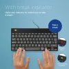 Klawiatura ergonomiczna R-Go Tools R-Go Compact Break, klawiatura kompaktowa z oprogramowaniem do przerw, QWERTY (NORDIC), przewodowa, czarna