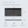 Klawiatura ergonomiczna R-Go Tools R-Go Compact Break, klawiatura kompaktowa z oprogramowaniem do przerw, QWERTY (NORDIC), przewodowa, czarna