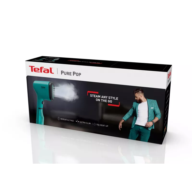 Tefal Pure Pop DT2024 Parownica ręczna do odzieży 0,07 l 1300 W Zielona