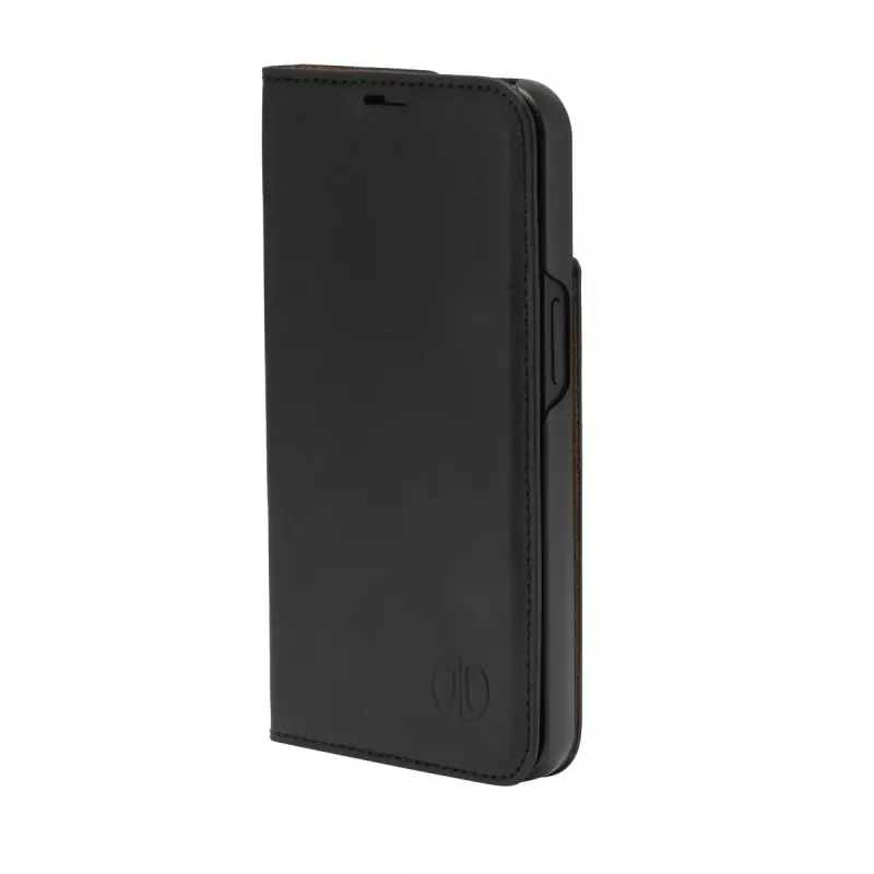 Etui folio JT BERLIN BookCase Tegel czarne do iPhone 15 15,5 cm