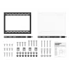 Uchwyt ścienny MULTIBRACKETS M Universal HD Portrait do ekranów 60–100 cali, VESA 200x200–400x600, obciążenie 100 kg, czarny