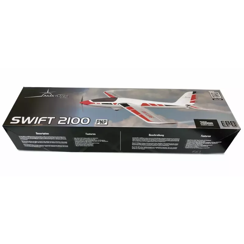 Samolot Amewi Swift 2100 Silnik elektryczny 1,35 kg dla wieku 14+