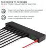 Lindy IPower Switch Classic 8, 220 V, 1,48 kg, 483 x 90 x 43 mm