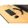 Manhattan cienki Wired USB Mini klawiatura, 12 klawiszy multimedialnych/funkcyjnych, wbudowany kabel USB-A o długości 1,5 m, kompaktowy, niskoprofilowy format, do komputera stacjonarnego i laptopa, czarny