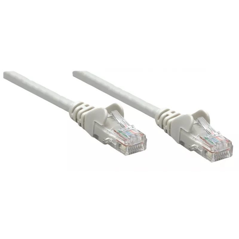 Intellinet sieciowy Patch kabel, Cat6A, 20m, szary, miedź, S/FTP, LSOH / LSZH, PVC, RJ45, pozłacane styki, bez zaczepów, osłona, dożywotnia gwarancja