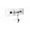 Uchwyt do monitora Durable 509523 27 cali ścienny srebrny zacisk 8 kg