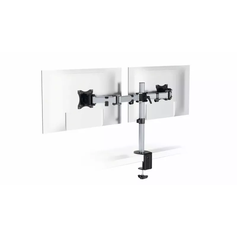 Uchwyt do monitora Durable 509523 27 cali ścienny srebrny zacisk 8 kg