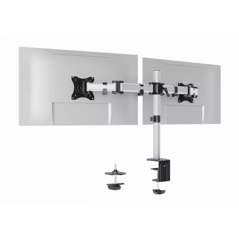 Uchwyt do monitora Durable 509523 27 cali ścienny srebrny zacisk 8 kg