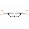 Uchwyt do monitora Durable 509523 27 cali ścienny srebrny zacisk 8 kg