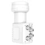 Hama 00205376 Konwerter niskoszumowy LNB 10,7 - 12,75 GHz, biały