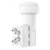 Hama 00205376 Konwerter niskoszumowy LNB 10,7 - 12,75 GHz, biały