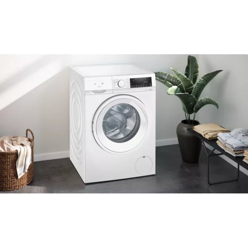 Siemens iQ300 WN34A141 pralko-suszarka Wolnostojąca Ładowanie od przodu Biały