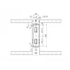 Uchwyt montażowy Multibrackets M VESA Flexarm Thin Czarny