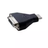 Przejściówka kabla DELL 492-11681 19-pin HDMI-A M na 24-pin DVI FM czarna