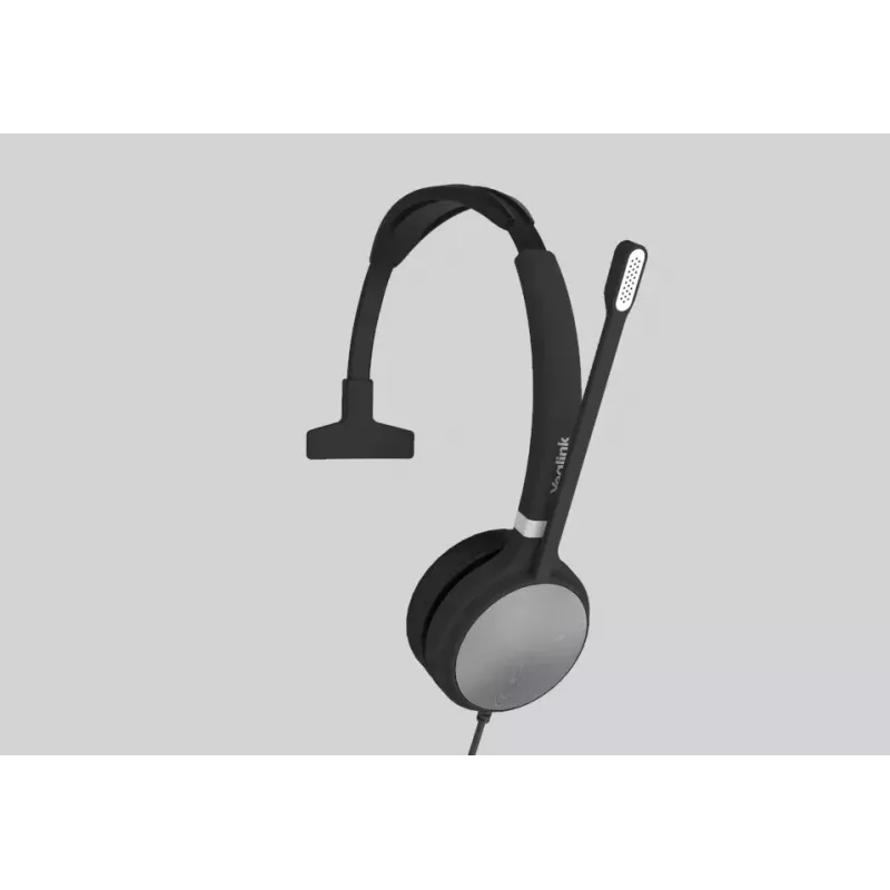 Yealink UH36 Mono Zestaw słuchawkowy Przewodowy Pałąk na głowę Biuro/Call center USB Typ-A Czarny, Srebrny